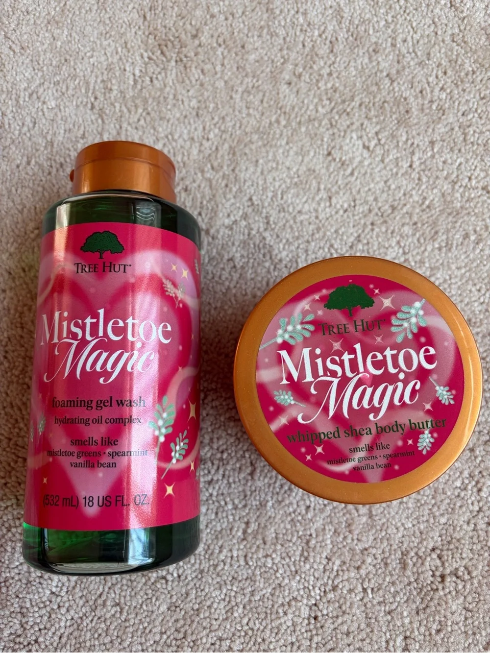 New Mistletoe Magic Foaming Gel Wash & Whipped Shea Body Butter